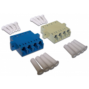 TWT LC optical adapter, quad 